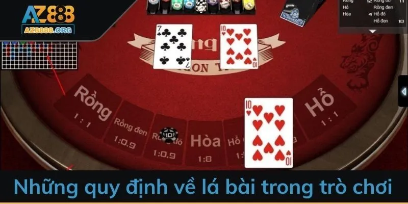 Những quy định về lá bài trong trò chơi