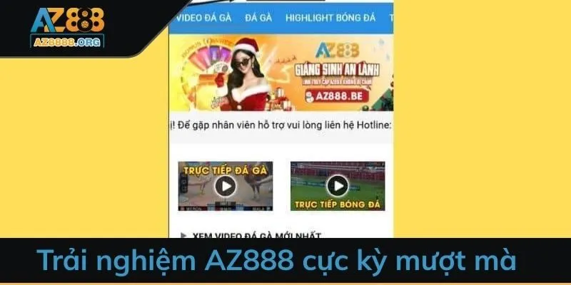 Trải nghiệm AZ888 cực kỳ mượt mà